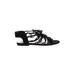 Lauren Conrad Sandals: Black Shoes - Women's Size 6 1/2 - Open Toe