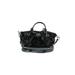 Coach Satchel: Patent Black Solid Bags