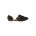 CL by Laundry Flats: Slip-on Chunky Heel Boho Chic Black Solid Shoes - Women's Size 7 - Almond Toe