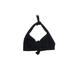 J.Crew Swimsuit Top Black Solid Halter Swimwear - Women's Size Large