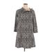 J. McLaughlin Casual Dress - Shift: Gray Dresses - Women's Size X-Large