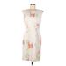 Antonio Melani Casual Dress - Sheath: Ivory Print Dresses - Women's Size 6