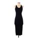 Zara Casual Dress - Midi Scoop Neck Sleeveless: Black Print Dresses - Women's Size Small