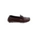 Cole Haan Flats: Burgundy Solid Shoes - Women's Size 6 1/2 - Almond Toe