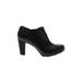 Anne Klein Heels: Black Solid Shoes - Women's Size 10 - Round Toe