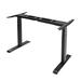 3 Tier Legs Dual Motor Standing Desk Frame Height Adjustable Handset with USB A+ C Ports Heavy Duty 300lb Sit Stand up Desk Base