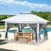 AVAWING 12x12 ft White Pop-up Canopy Party Tent with Sidewalls