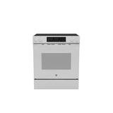 GE Appliances GE 30" Slide-In Electric Convection Range, Stainless Steel in White | 37.13 H x 30 W x 28.63 D in | Wayfair GRS600AVWW
