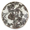 MacKenzie-Childs English Garden Enamel Dinner Plate Ceramic in Gray/White | 10 W in | Wayfair 89227-2111