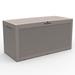 Modern Depo 100 Gallon Water Resistant Resin Deck Box Lockable, Light Gray Resin | 24.6 H x 48.03 W x 21.42 D in | Wayfair 18-TL-003