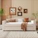 Red Barrel Studio® Carrol Platform Storage Bed Upholstered/Polyester in Brown | 35.4 H x 42.5 W x 87.2 D in | Wayfair