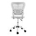 Inbox Zero Adjustable Ergonomic Swiveling PC & Racing Game Chair Mesh in White | 36.3 H x 22.4 W x 21.7 D in | Wayfair