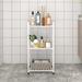 Latitude Run® 3 Tier Bathroom Storage Open Shelf Unit, Free-Standing Metal Corner Rack Metal in White | 29.13 H x 13 W x 11 D in | Wayfair