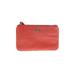 Coach Factory Leather Wristlet: Pebbled Orange Solid Bags