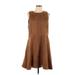 Mossimo Casual Dress - A-Line: Brown Tortoise Dresses - Women's Size 2X-Large