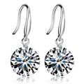 1 paire Boucles d'oreille Clou Boucle d'Oreille Pendantes For Femme Zircon cubique du quotidien Festival Alliage Classique Mode