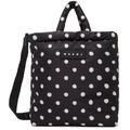 Black & White North South Tote