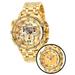 Renewed Invicta Reserve Venom shutter Swiss Ronda 5050.C Caliber Men's Watch w/ Mother of Pearl Dial - 47mm Gold (AIC-36589)