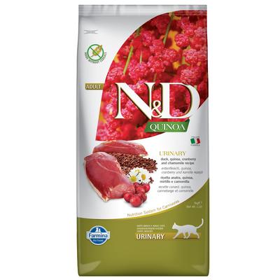 Farmina N&D Quinoa Urinary canard, quinoa, cranberry & camomille Adulte - 5 kg