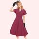 Retro Vintage 1950s Kleid Swing-Kleid Flare-Kleid Damen Maskerade Abschlussball Tee-Party Casual Kleid
