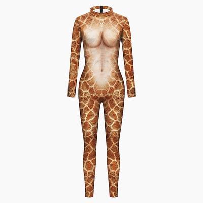 Zentai-Anzüge Cosplay Kostüm Catsuit Tier Karnevalskostüm Ganzkörperanzug Herren Damen Cosplay Sexy Kostüm Tiermotiv Kostüm für Karneval Maskerade Erwachsene Image