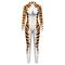 Zentai-Anzüge Cosplay Kostüm Catsuit Tier Karnevalskostüm Ganzkörperanzug Herren Damen Cosplay Sexy Kostüm Tiermotiv Kostüm für Karneval Maskerade Erwachsene