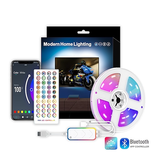 tv retroilluminazione a led app control rgb smart luci di striscia a led con wifi atmosfera luce con usb tv sfondo luce 5v soggiorno led colore atmosfera luce telecomando