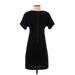 Ann Taylor LOFT Casual Dress - Shift: Black Dresses - Women's Size X-Small