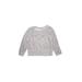 Gymboree Sweatshirt: Silver Marled Tops - Size 3Toddler