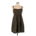 Torrid Casual Dress - A-Line Sweetheart Sleeveless: Brown Print Dresses - Women's Size Large Plus