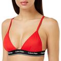 Calvin Klein Damen Triangel Bikini Oberteil ohne Bügel, Rot (Cajun Red), XL