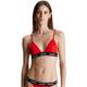 Calvin Klein Damen Triangel Bikini Oberteil ohne Bügel, Rot (Cajun Red), XL