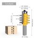 6/8mm 1/4inch Shank Rail Reversible Finger Joint Glue Router Bit Milling Cutter