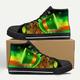 Men's Sneakers Casual Shoes Print Shoes Plus Size Classic Casual Outdoor Daily Saint Patrick Day Canvas Lace-up Yellow Red Green