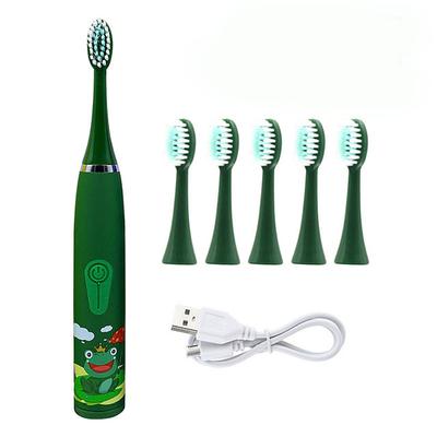 Children Sonic Electric Toothbrush Cartoon Kids With Replace The Toothbrush Head Ultrasonic Electric Toothbrush Sonic Brush Head