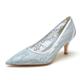 Women's Wedding Shoes Pumps Ladies Shoes Valentines Gifts White Shoes Wedding Party Daily Embroidered Bridal Shoes Bridesmaid Shoes Wedding Sneakers Embroidery Low Heel Pointed Toe Cute Minimalism