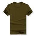 Men's T shirt Tee Solid / Plain Color Round Neck Casual Daily Short Sleeve Pure Color Clothing Apparel Basic Cotton Outdoor Casual