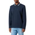 s.Oliver Herren Poloshirt Langarm Blue L