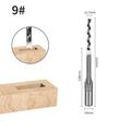 Square Hole Mortise Chisel Drill Bit Tools, HSS Woodworking Hole Saw Mortising Chisel Drill Bit Set