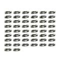 chidgrass 50 Pieces Ball Chain Connector Stainless Handcrafts Link Clasp Smooth Diameter 4.5/5mm Bracelet Findings Necklace Jewelry Silver 4.5mm