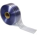 Strivide PVC Strip Curtain Door Bulk Roll Ribbed Clear Size 8 Wide x .131 Thick NSF / USDA Food Service Approved