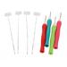 4Pcs Punch Needle Tool Set DIY Craft Stitching Embroidery Pen 1.6mm Dia ABS Mothers Day Gift
