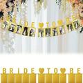 1set Bridal To Be Photo Banner Bride Bunting Wedding Decoration Bridal Shower Party Supply Room Decor Home Decor Scene Decor Home Ornament Gift Party Decor Bedroom Accessories Home Office H