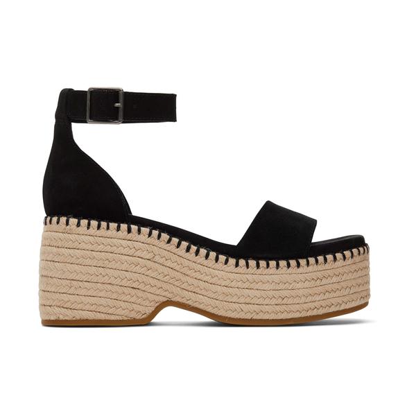 toms-womens-black-laila-suede-platform-sandals,-size-9/
