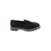 Anne Klein Flats: Slip On Chunky Heel Bohemian Black Print Shoes - Women's Size 6 - Almond Toe