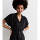 Tall Black D Ring Belted Midi Shirt Dress New Look