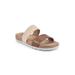 Women's Tahlie Flat Sandals by Cliffs in Tan Raffia (Size 8 M)