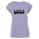 T-Shirt MERCHCODE "Merchcode Damen Ladies Layla - Limited Edition T-Shirt" Gr. XXL, lila (lilac) Herren Shirts T-Shirts