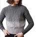 Anthropologie Sweaters | Anthropologie Marci Dip Dyed Ombre Cable Knit Gray Sweater | Color: Gray | Size: S