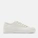 Zara Shoes | Nwob Zara Casual Fabric Lace Up Sneakers Sz 40 | Color: White | Size: 9